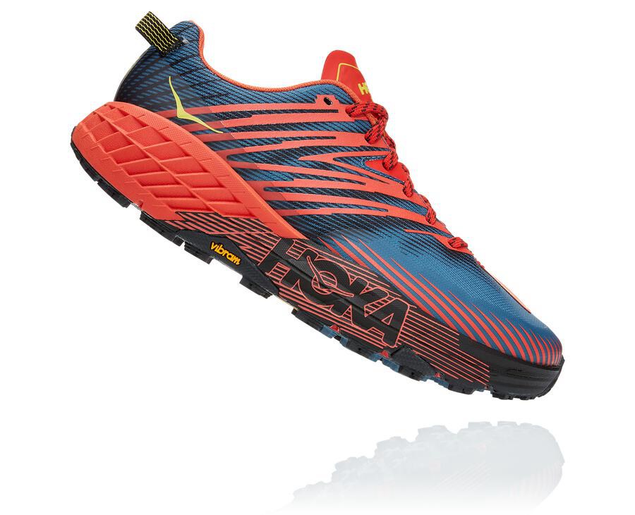 Hoka One One Spor Ayakkabı Erkek Kırmızı - Speedgoat 4 - NZ6932784